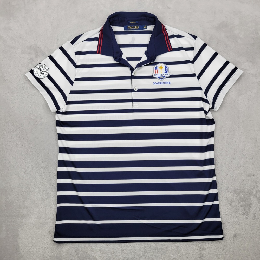 Polo Golf Shirt Womens Medium Ralph Lauren Performance Tour Wick Pony PGA Adult